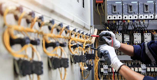Professional Electrical Panel Upgrade technician working in Crandall, TX